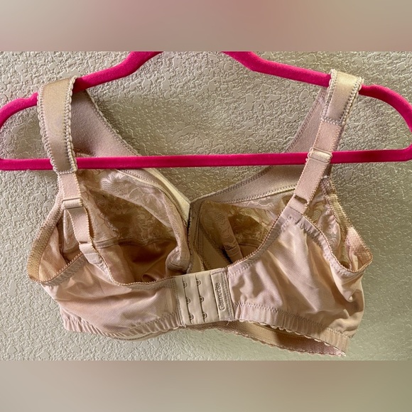 Glamorise Blush Nude MagicLift Original Support Full Coverage Wireless Bra 38G - Picture 4 of 9